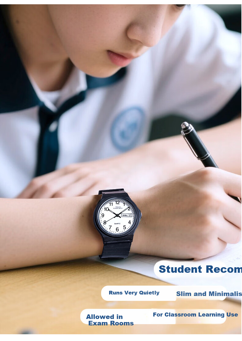 Light Shadow Moment Student Trendy Boys Children's Watch Luminous Dual Display Analog Quartz Exam Wristwatch for Teens 8