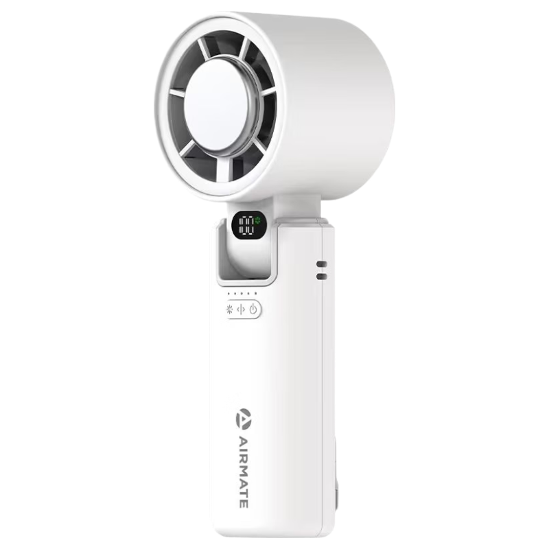 AIRMATE Handheld Mini Fan, Portable Cooling Ice Pack, Foldable for Home And Office Use, Quiet And Energy-Efficient, Outdoor Compact Electric Fan with Long Battery Life, Model FREE3