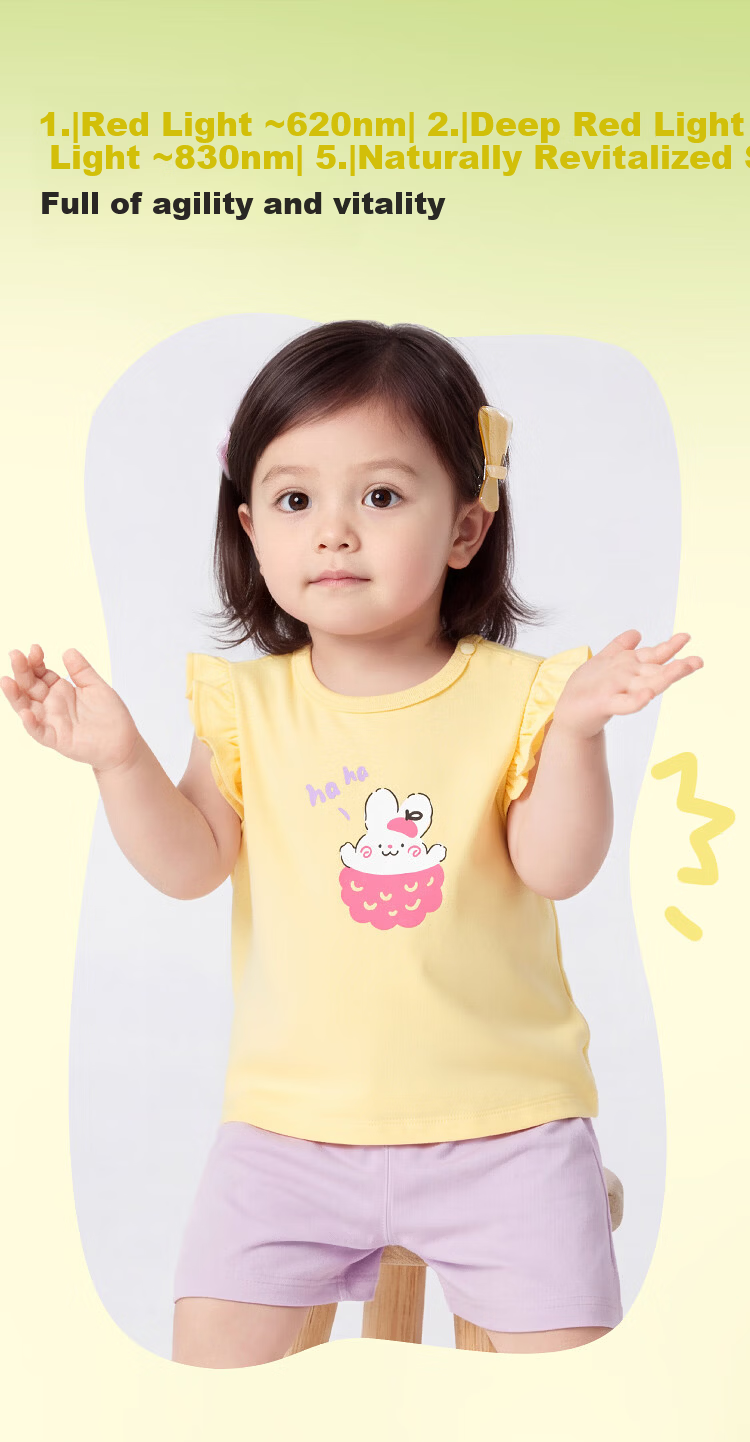 Balabala Baby Toddler Short Sleeve Set 2026 Summer Girls T-Shirt and Pants Two-Piece Children's Day Gift Sweet Girl 4