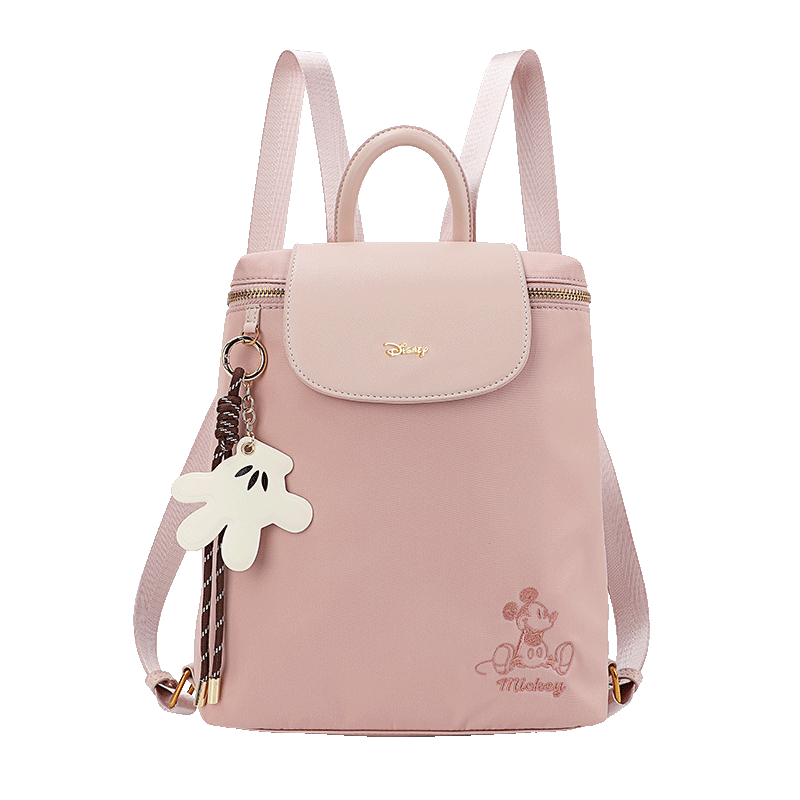 Disney Mickey Lightweight Outdoor Women's Backpack Girls' Double Shoulder Bag Gift Box Birthday Present