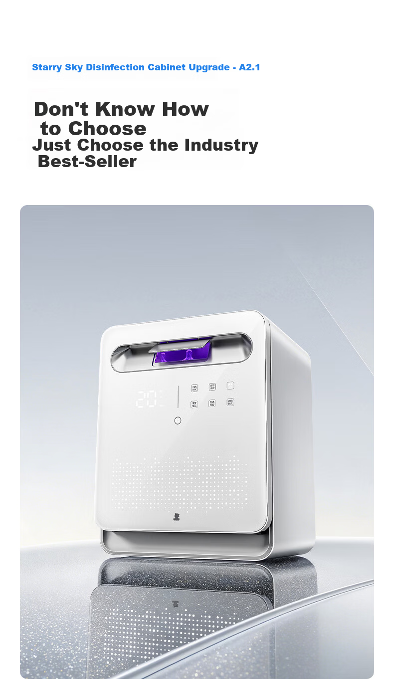 Little White Bear Baby Bottle Sterilizer Dryer A2.1 Quantitative Temperature-Controlled Milk Maker Automatic Milk Shaker R1 3-in-1 Feeding Station 2