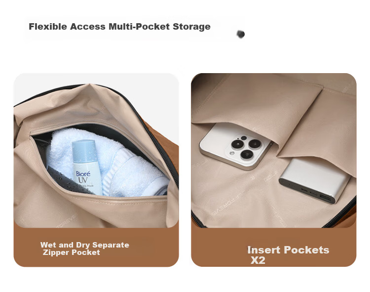 GOLF Lightweight Foldable Travel Bag Large Capacity Luggage Duffle Bag Unisex Outdoor Fitness Sports Bag Business Trip Travel Handbag 13