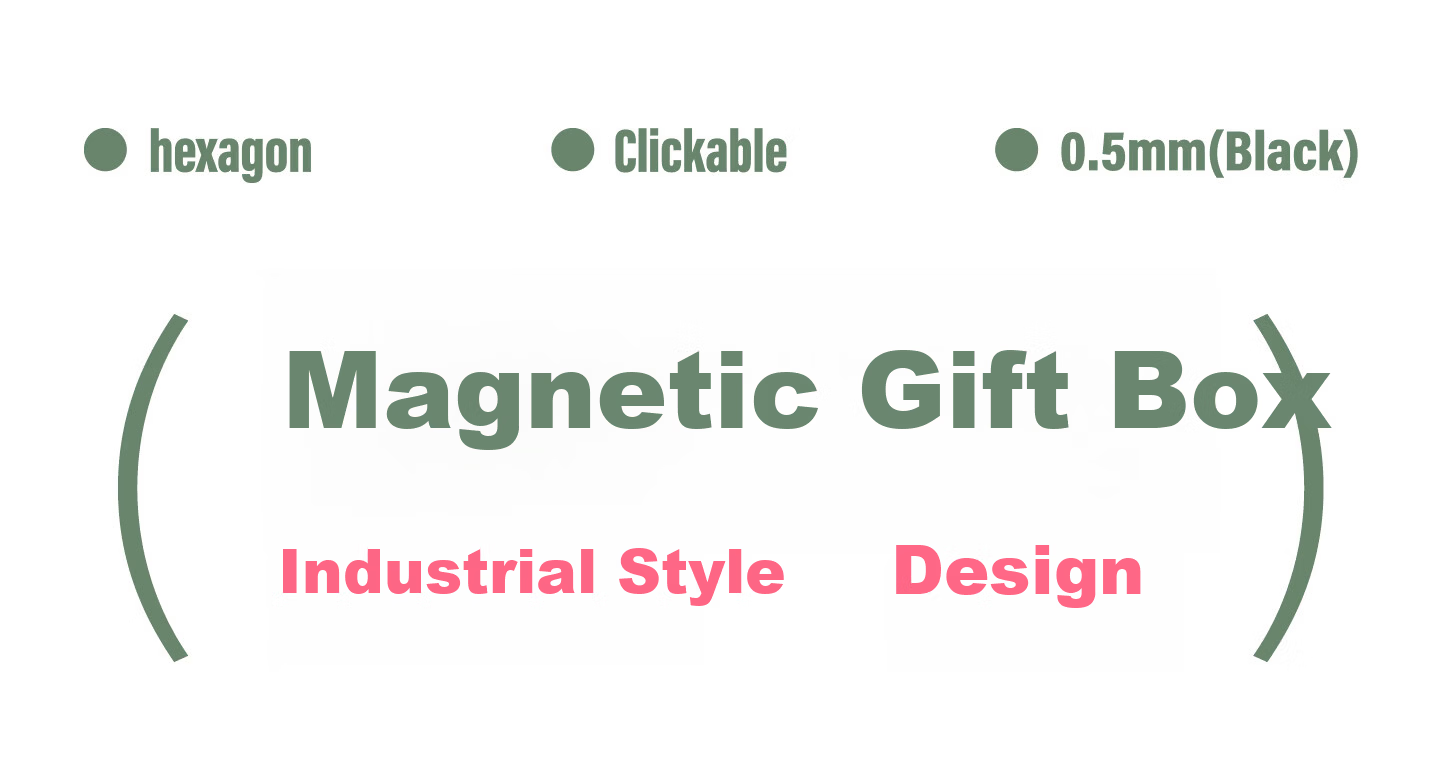 Never Hexagonal Metal Pen Magnetic Gift Box Premium Business Signature Pen Industrial Style Quick-Dry Gel Pen Spring Fruit [Metal Pen*1 + Refill*1] 11