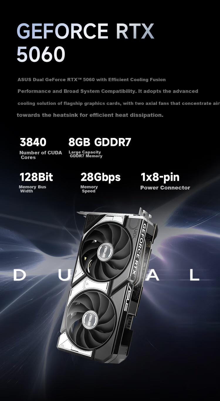 AMD & ASUS Neptune EVO Ryzen R5 5600/RTX 5060/16GB/500GB Gaming Desktop DIY Assembled PC Full Set 3