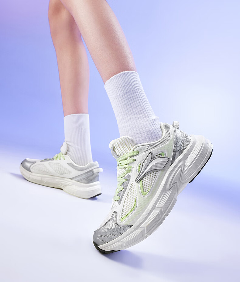 361° Retro Chunky Sneakers for Women, Autumn New Style Breathable Casual Shoes Thick-Soled Commuter Sports Shoes 682636773-1 26