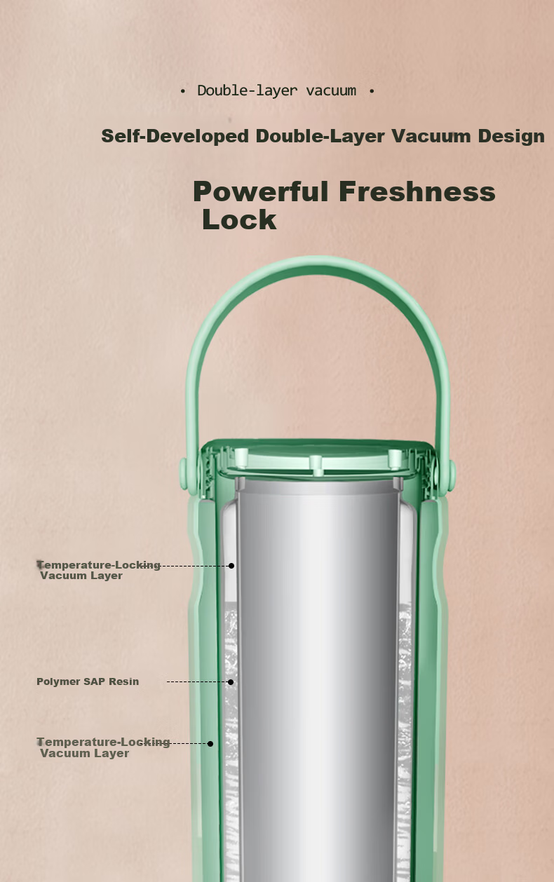 MyCarol Breast Milk Storage Cup Mommy Bag Refrigeration Box Ice Bucket Nursing Bag Stainless Steel Inner Thermal Insulation Fresh-Keeping Container 12