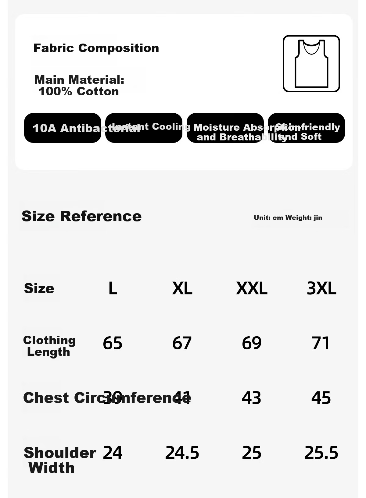 Hengyuanxiang 100% Cotton Men's Sports Vest Sweat-Absorbent Breathable Loose Fit All-Season High Elasticity 2-Pack 11