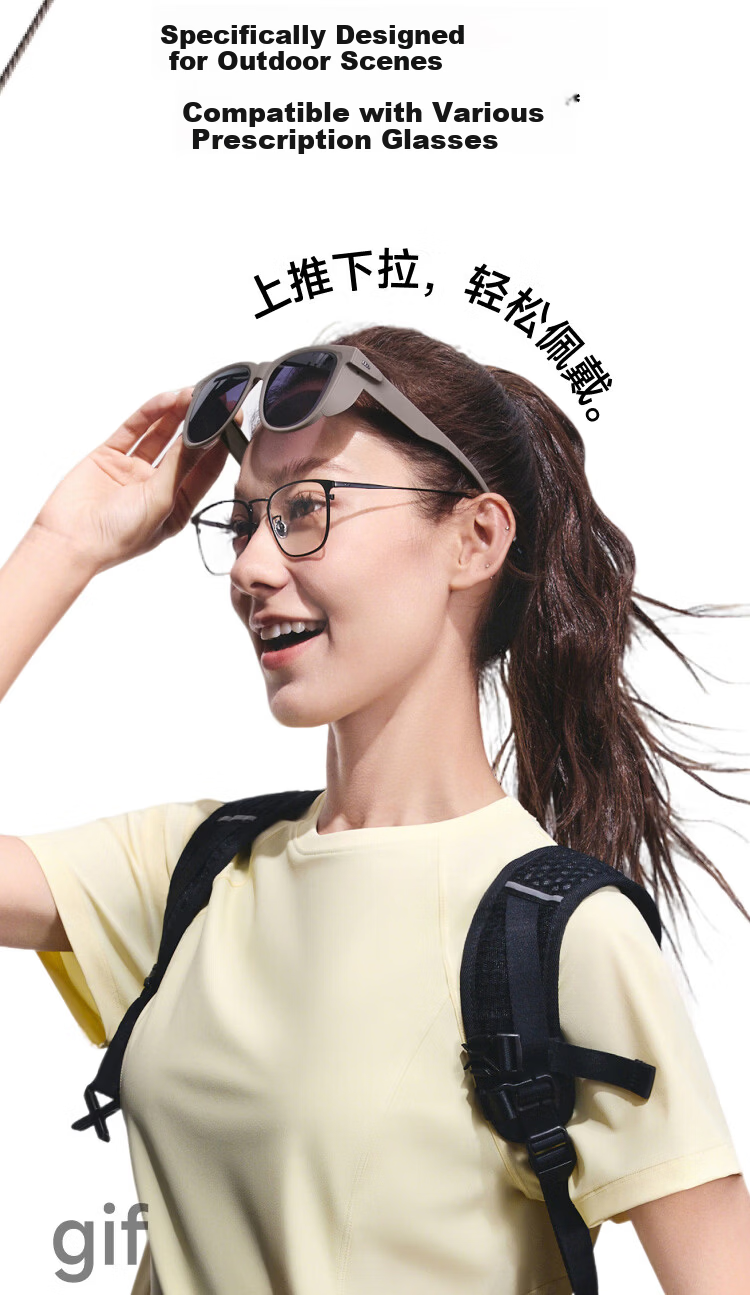 Beneunder Boston Sunglasses with Prescription Clip-On for Men and Women Outdoor Travel Driving Foldable Sunglasses FD006 4