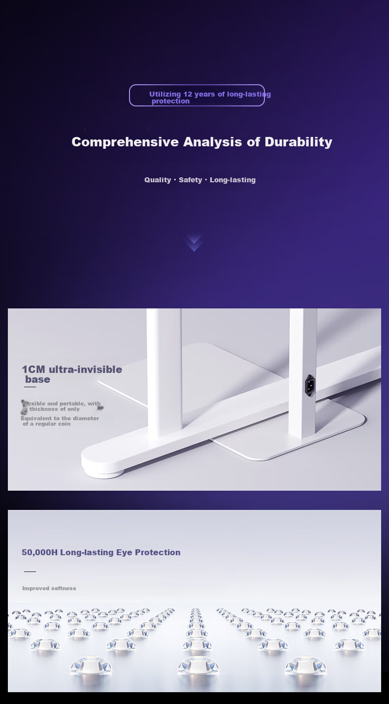 Yueying JC Series Sea Light Purple Light Large Road Lamp Eye Protection Student Study Desk Lamp JD Self-operated 150W 25