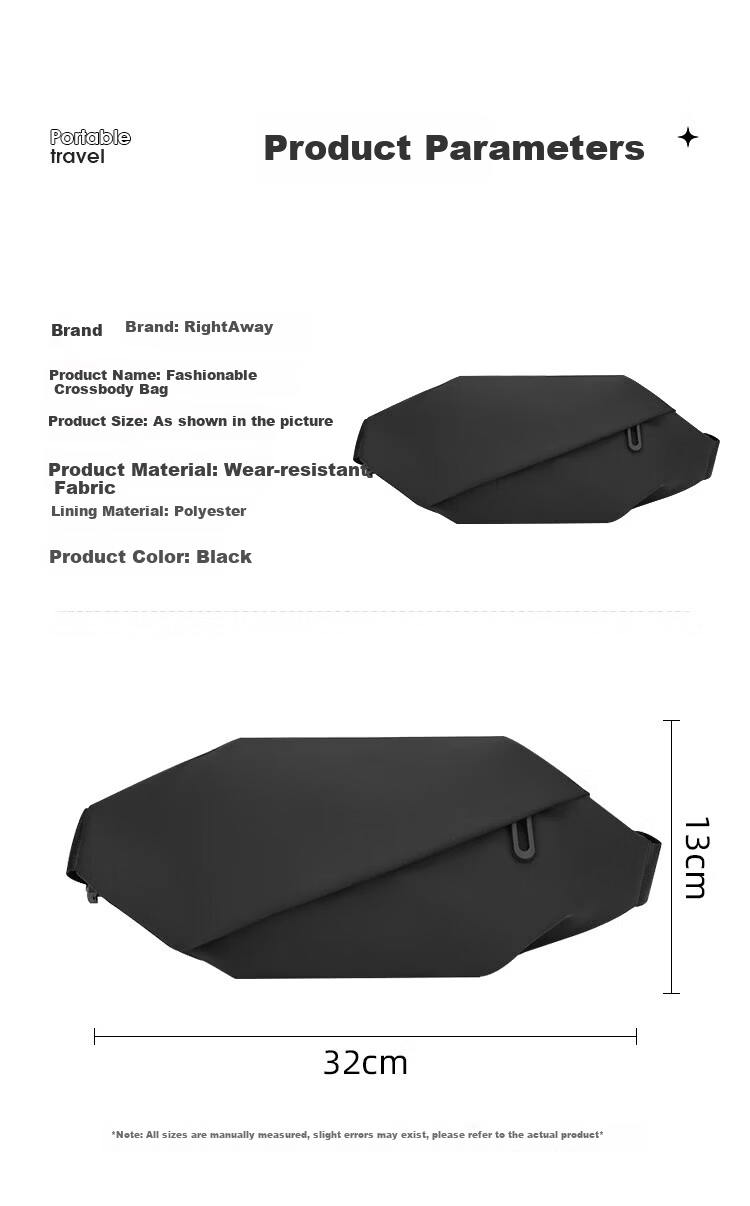 LOHAS Travel Crossbody Bag Men Chest Bag Men's Single Shoulder Bag Male Shoulder Bag Cycling Large Capacity Commuter Functional Men's Bag 1