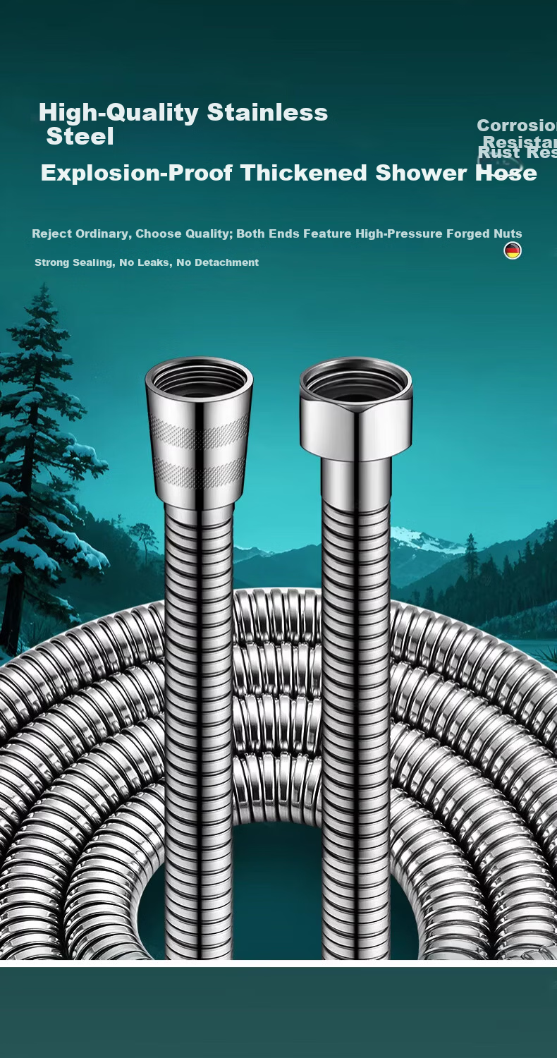 Del 28-Year Brand Pressurized Shower Head Bathroom Five-Mode CD-20 Liquid Silicone 10