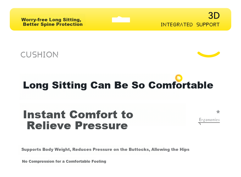 Zhiguozhe Hemorrhoid Cushion Hollow Post-Anal Fistula Surgery Special Perianal Abscess Coccyx Decompression Long Sitting Pain Relief Anti-Bedsore Cushion 19