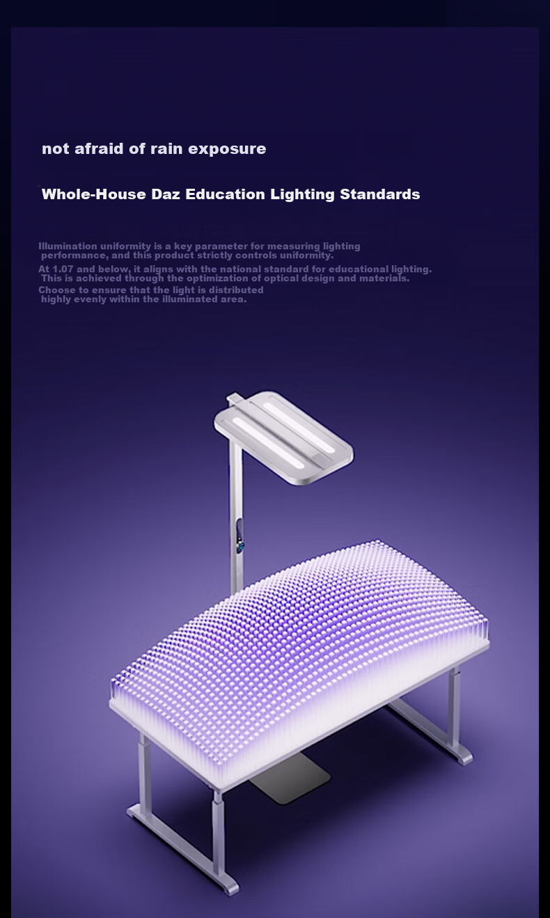 Yueying JC Series Sea Light Purple Light Large Road Lamp Eye Protection Student Study Desk Lamp JD Self-operated 150W 18