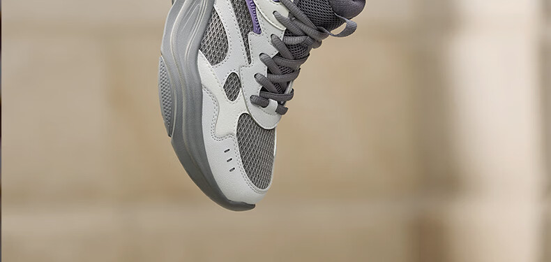 361° Women's Sports Shoes Summer Breathable Thick Sole Commuter Casual Retro Dad Sneakers 682616781-1 32
