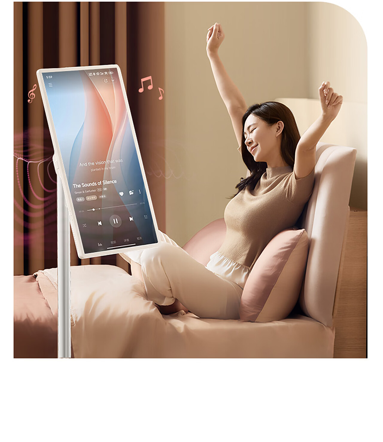 Hisense Dabai Bestie X7S 27-inch 8-Core 8+128GB Large Tablet Entertainment Movie Fitness Portable TV Gift for Women 26