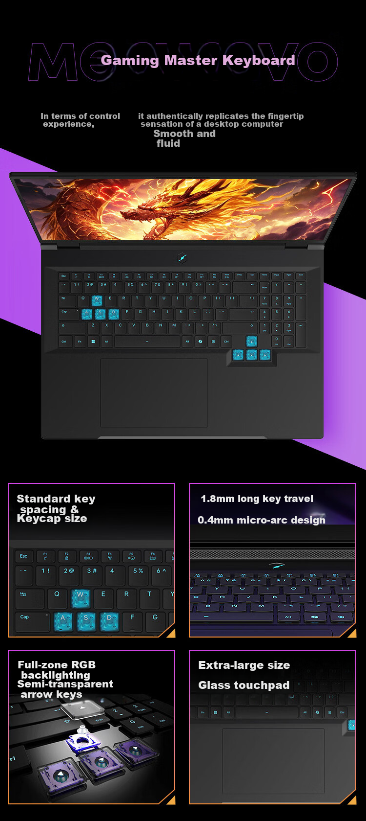 MECHREVO Canglong 18 Pro Laptop (R9-8945HX, 16GB RAM, 1TB SSD, RTX 5060, 2.5K 180Hz) Black 7