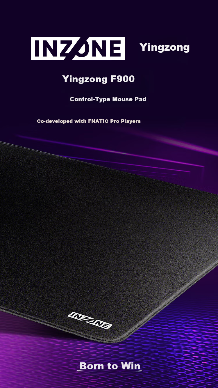 SONY INZONE Yingzong D700 Speed Gaming Mouse Pad with Stitched Edges Approx. 480*400*4mm D Pad 1