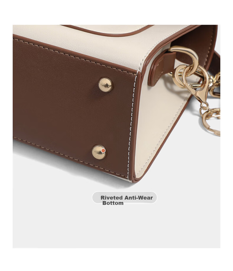 Viney Women's Handbag, Cowhide Crossbody Cambridge Bag, Light Luxury Shoulder Small Square Bag, Birthday Gift for Wife on May 20th, Present for Girlfriend 16