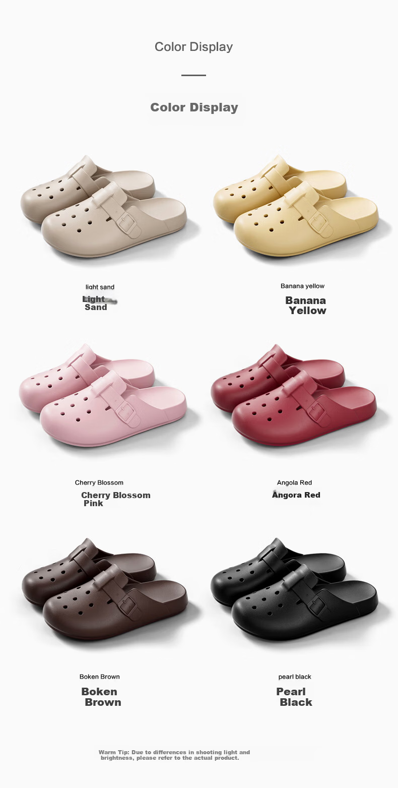 Puxi Beach Half-Slip Women's Summer Clogs with Pearls Black Size 35-36 5