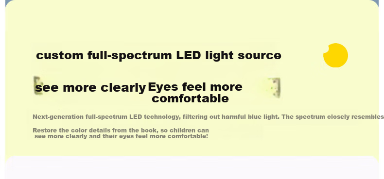 Tongshijie Desktop Large Road Eye Protection Lamp Full Spectrum Student Study Desk Lamp Children's Blue Light Blocking Reading Lamp 48W 18