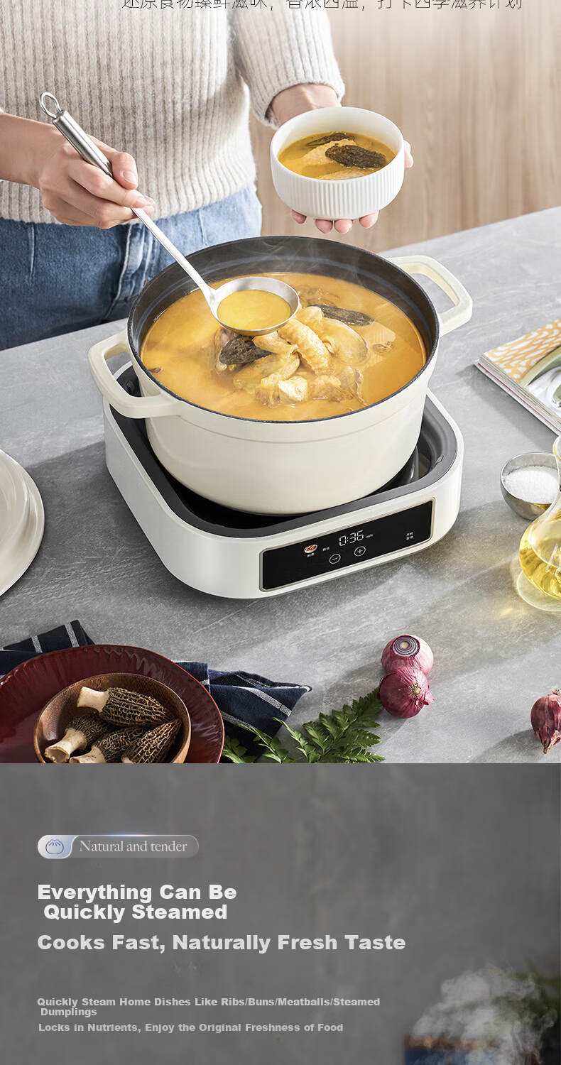 Morphyrichards MR8901 Electric Hot Pot 3-Min Rapid Boil Sauna Hot Pot 2100W 220V 6L Blue Unit 11