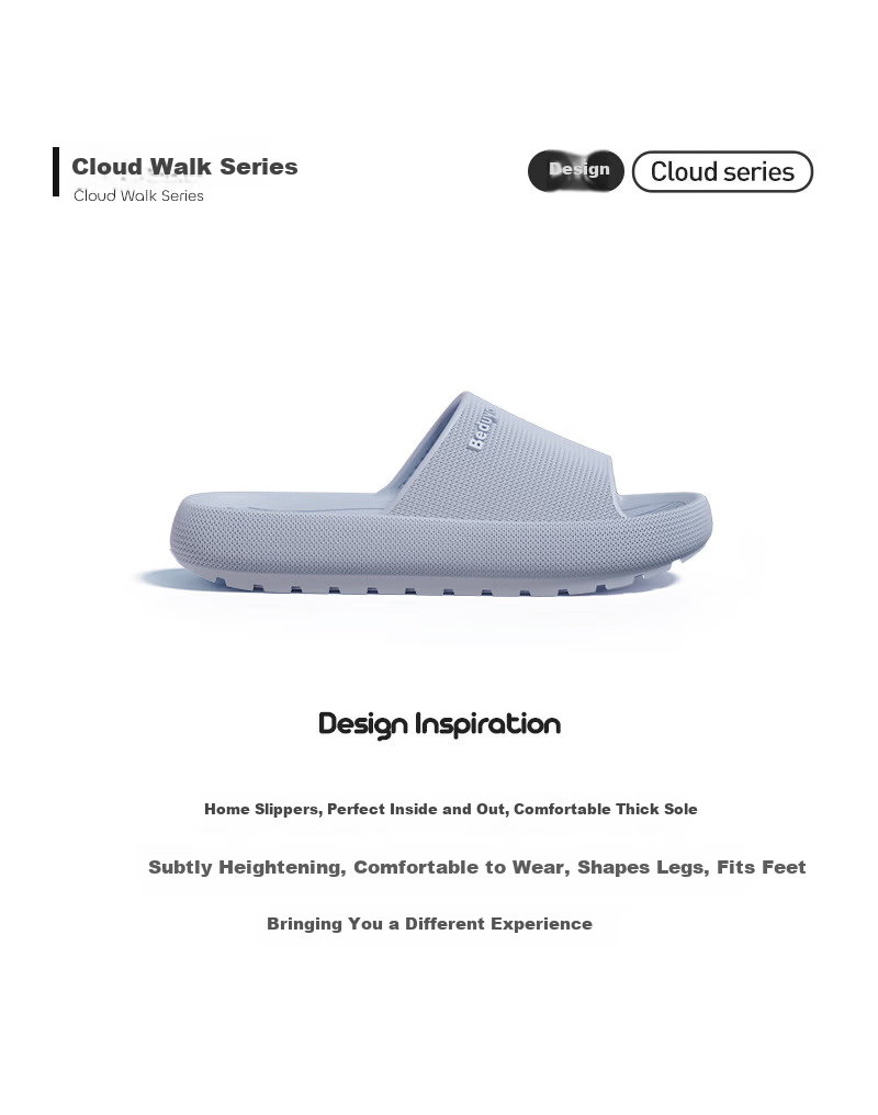 Beiduo Yang Men's Thick-Soled Slippers Summer Indoor Home Couple Bathroom Non-Slip Soft Feeling Cool Slippers Black Size 42-43 2