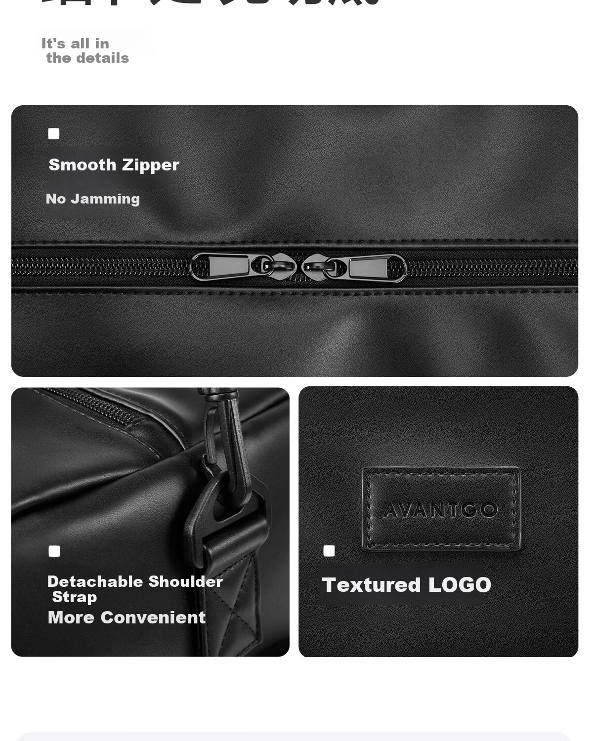 HLA Travel Bag Men Handheld Luggage Short Trip Business Laptop Bag Large Capacity Sports Fitness Bag Women Lightweight Travel Tote 13