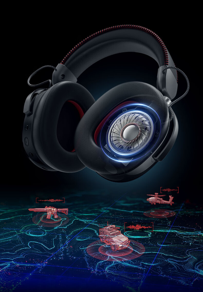 EDIFIER HECATE G3 MAX Wireless 2.4G Wired Bluetooth Quad-Mode THX Spatial Sound Over-Ear Wireless Gaming Headset White 12