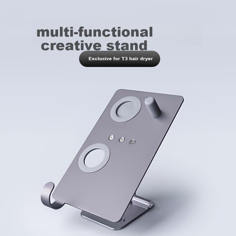Bayer [Free Bracket] T3 High-Speed Hair Dryer Multifunctional Creative Stand Dual-Use Desktop and Wall-Mounted Holder 1