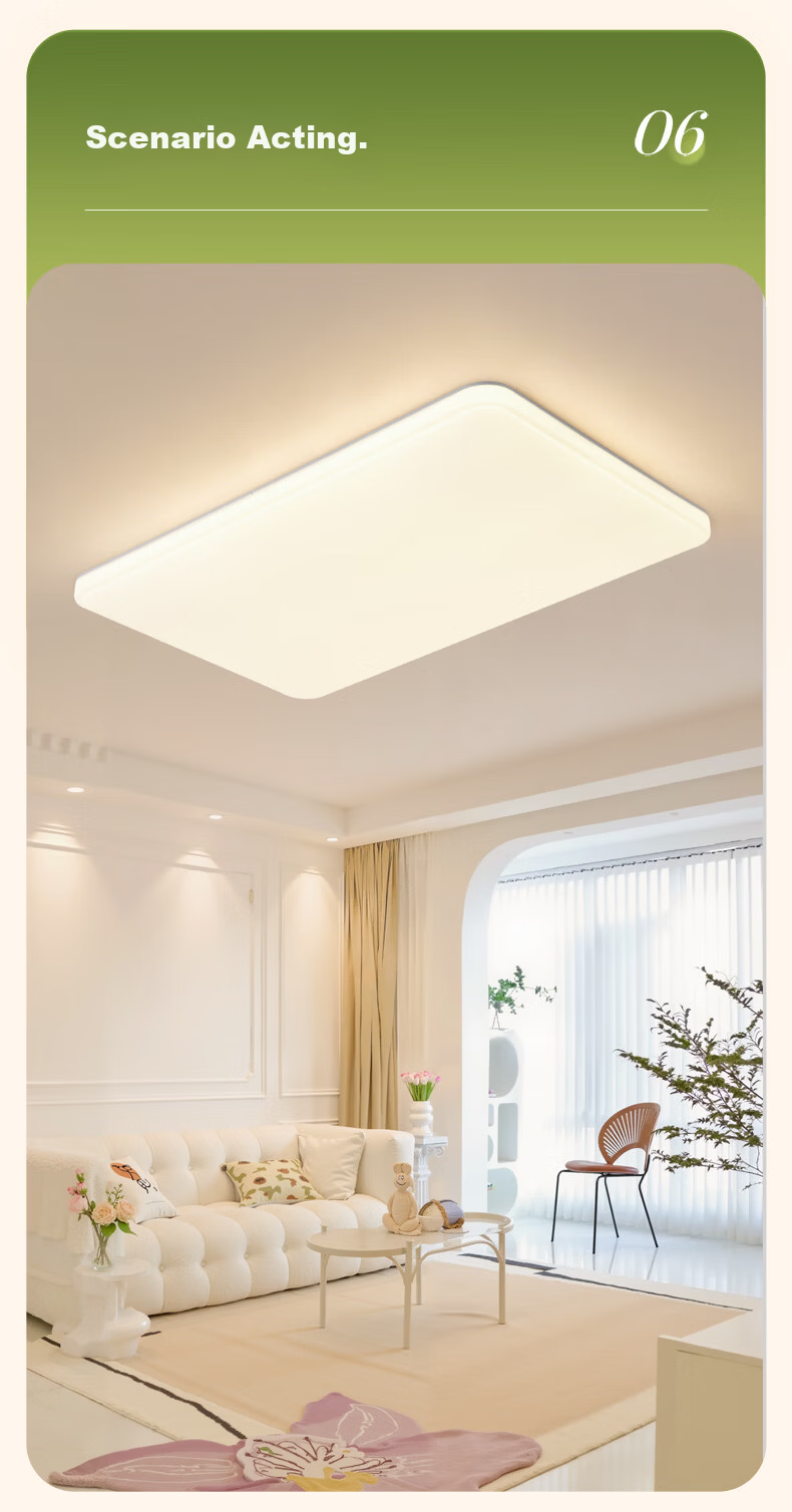 NVC Ceiling Light Living Room Main Light Bedroom Full Spectrum 2026 New Model Snow White 4 Smart Version with Installation 12