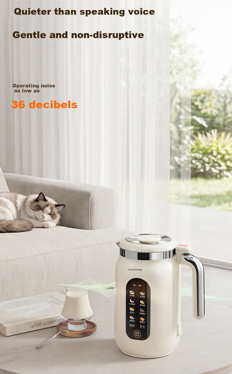 Joyoung 1.2L Titanium Soymilk Maker 316 Titanium Steel 0 Coating Variable Frequency Quiet Home Use Fully Automatic No Boil No Filter PL1180 14