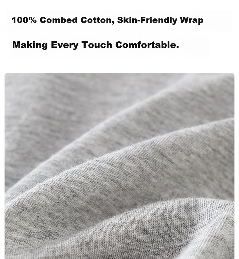 GNJ Men's Disposable Cotton Boxer Briefs Travel Portable EO Sterilized Wash-Free Individually Packaged Business Trip 5