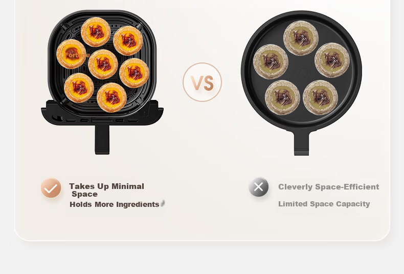 Midea Air Fryer with View Window, 2026 New Model, Steam And Bake All-In 6.5L, Home Use, Fat-Free, Antibacterial, No-Wash, Multifunctional, No-Flip, Smart Dual Heating Source, Self-Operated KZC6584 10