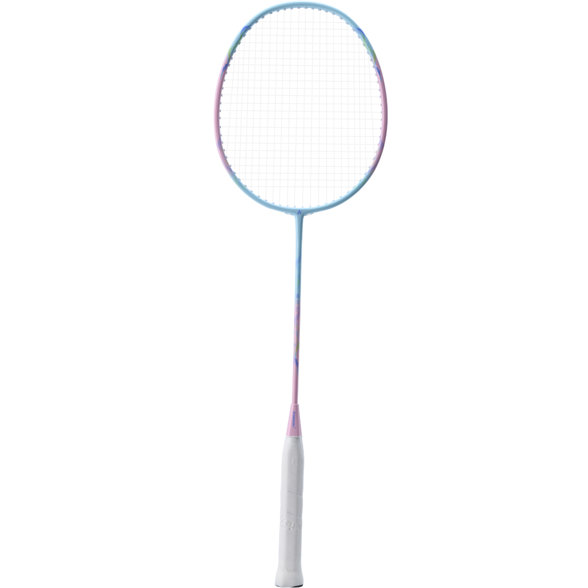 Kawasaki Badminton Racket with X1 Carbon Fiber Blade, Slim Medium-Shaft, Ultra-Light And Durable, Suitable for Children And Adults