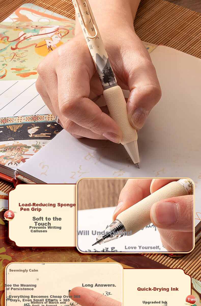DiLe Christmas Gift Teacher National Trend Large Set Hand Account Gift Box High-Value Notebook Souvenir Birthday Gift KBX-2232A Dream into Dunhuang 2