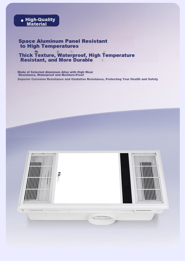 Foshan Lighting Warm Air Bathroom Heater Integrated Warm Air Lighting Exhaust Fan F28 2