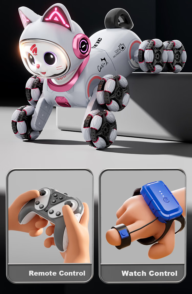 AoZhiJia Doraemon Smart AI Robot Remote Control Car Robot Dog Kids Toy for Boys and Girls Ages 3-6 Birthday Gift 8