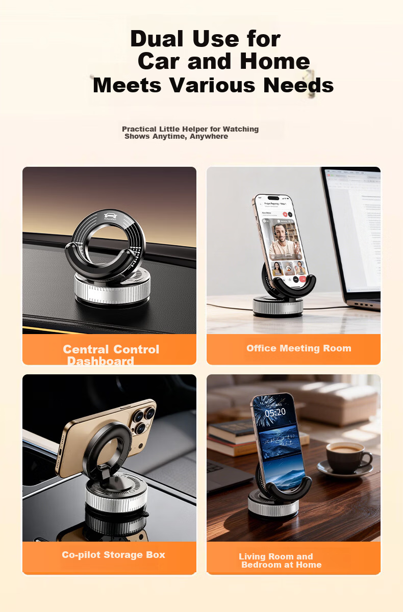 Howtreats Car Phone Holder Dashboard Mount Car Navigation Phone Stand 2026 New Model 15