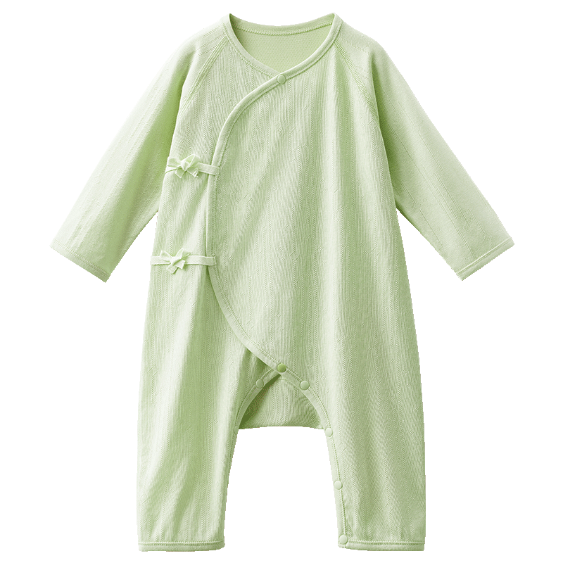 Shiyuejiejing Baby Romper, Summer Onesie for Boys And Girls, Cotton Bodysuit, All-Season Long-Sleeve Home Wear, Class A