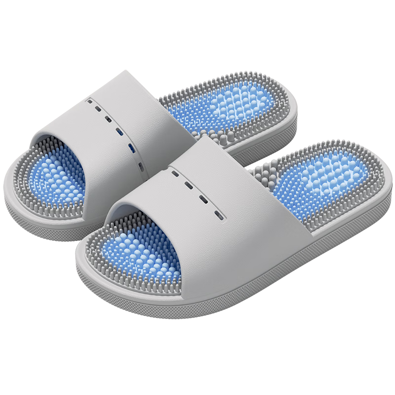 TZLDN Granular Massage Slippers, Men's Indoor Home Non-Slip Couple Women's Bathroom Sandals for Me