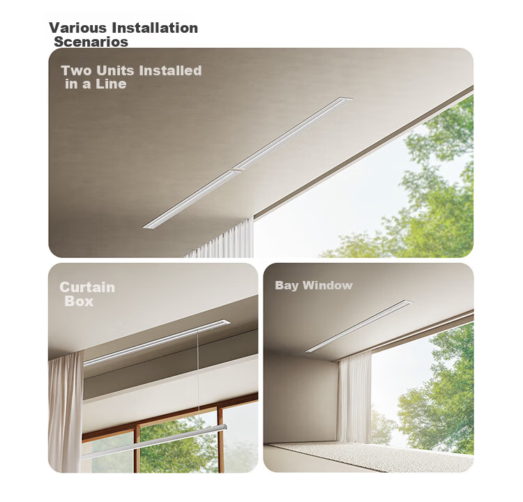 Mijia Smart Invisible Clothes Drying Rack Double Rod 2.4m Xiaomi Electric Clothes Hanger Hidden Embedded Balcony Drying Rod 20