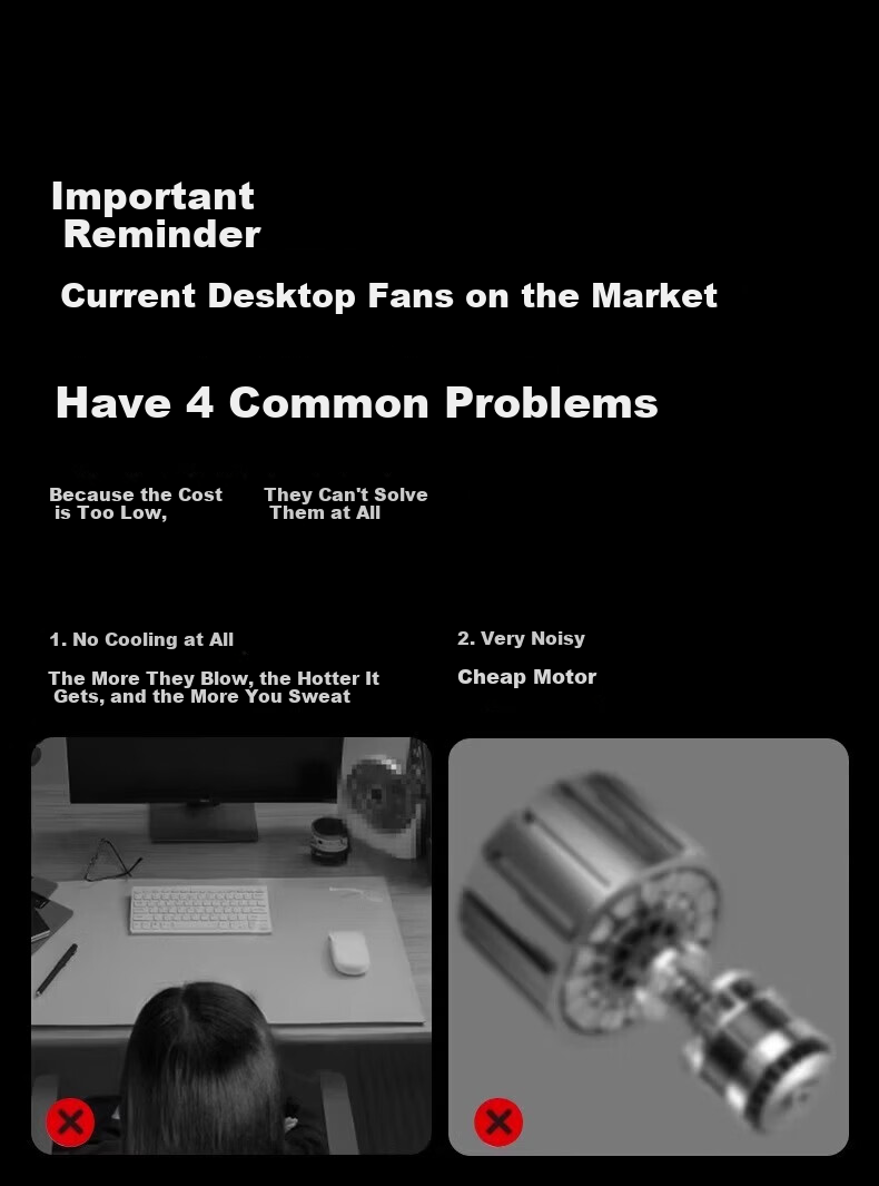 Upgraded Desktop USB Mini Mist Fan Portable Air Conditioner Small Home Office Dorm Silent Long Battery Life Electric Version Black 4