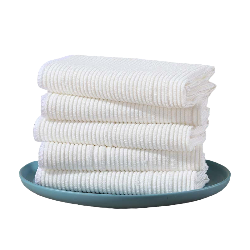 Rother Kitchen Dish Cleaning Cloth, 37cm*2 Large And Small, 4-Pack, Dish Towel, Drying Towel, Utensil Cleaning Cloth