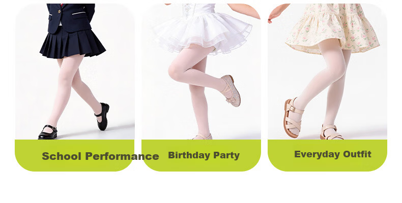 Modal Children's Dance Socks White Tights Summer Thin Girls Versatile Pantyhose Baby Outdoor Footed Dance Socks 20