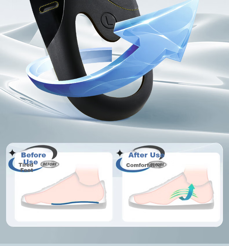 3515 Arch Support Insoles for Men Soft Thickened Anti-Odor Flat Feet Comfortable Sports High Elastic Shock Absorption 9