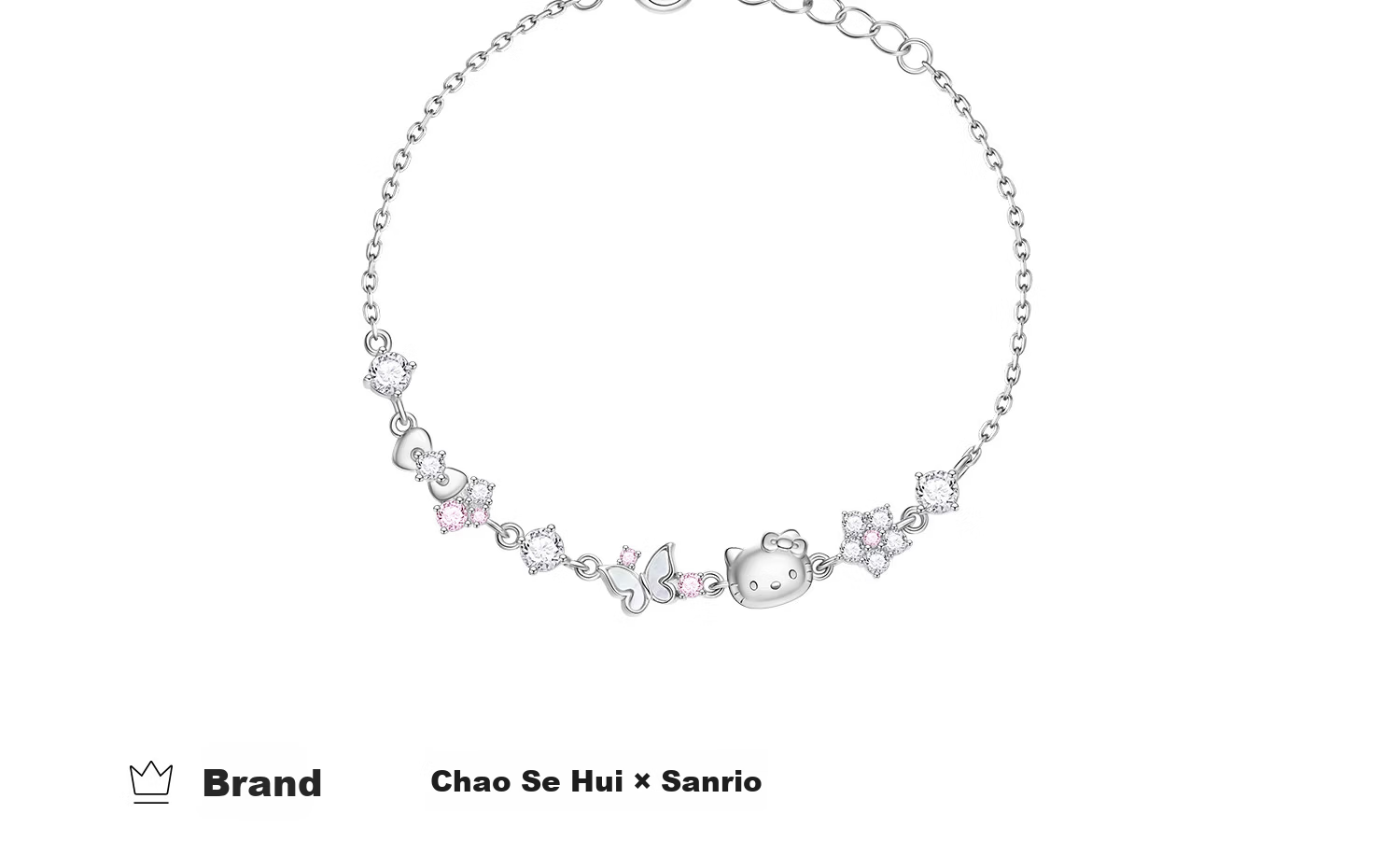 Chao Se Hui Sanrio Hello Kitty Butterfly Bracelet for Girls Children's Birthday Gift Luxury Gift for Girls 6223 16