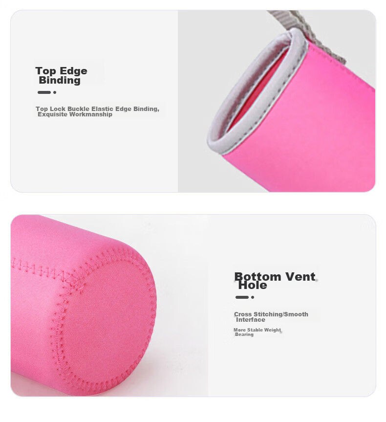 Xingyuelan Portable Cup Sleeve, Water Bottle Protective Cover, Strap Style Glass Cup Thermos Anti-Collision Sleeve, Cup Cover 6