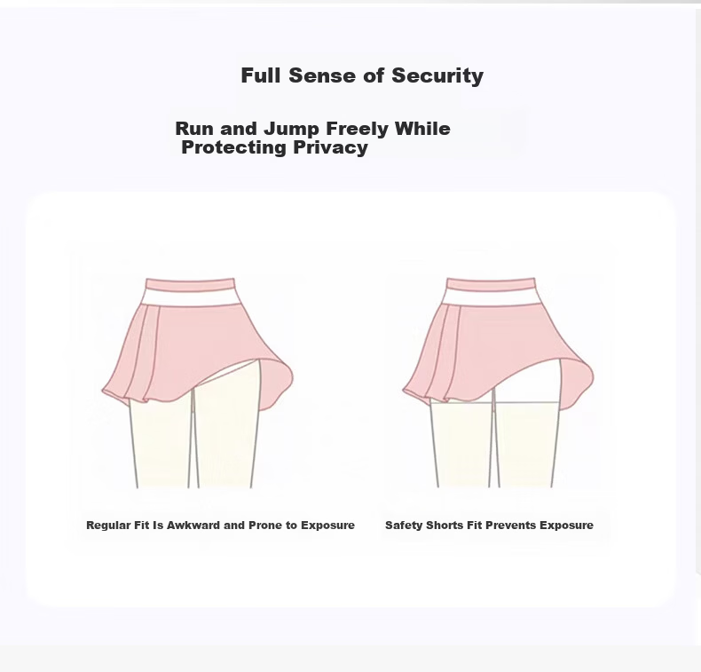 Miiow Kids Safety Shorts 3-Pack Girls Silk Gusset Three-in-One Anti-Exposure Boxer Briefs 6