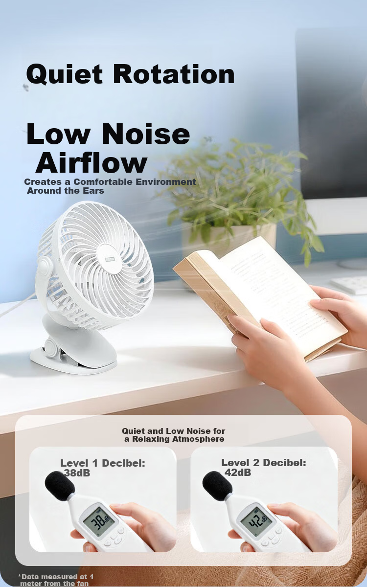 JD Jingzao Handheld Mini Fan Ice Cooling Fan Long Battery Life LED Display Desktop Fan USB Rechargeable Portable Outdoor Travel Camping 100-Speed Wind Gift 4