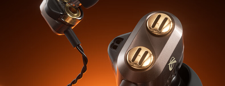 IKF Xuan Ying Wired In-Ear Gaming Headset with Mic 3.5mm Sound Localization E-Sports Dual Dynamic Driver Delta FPS Tuned Computer Microphone 2-in-1 Burnished Brown 4